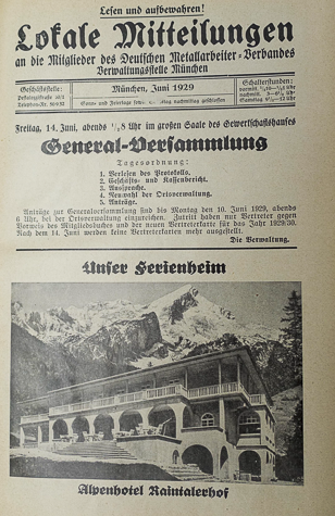 Der Reintalbauer um 1929